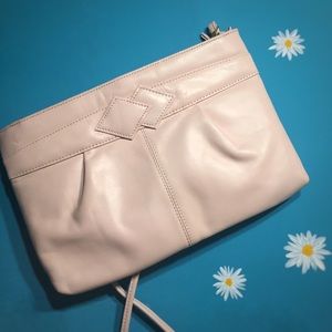 2/20$ Bechamel Vintage Pale Pink Leather Purse